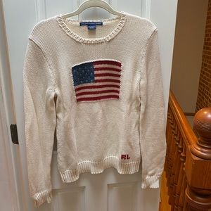 Ralph Lauren Sport American Flag Sweater, L